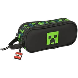 Trousse Double - SAFTA - Minecraft TNT - Confortable - Polyvalente - Haute qualité