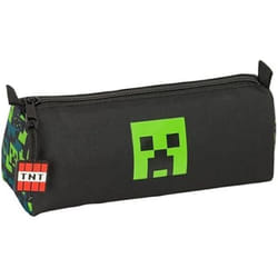 Trousse - SAFTA - MINECRAFT TNT - Fermeture éclair - Compartiment spacieux - Enfant