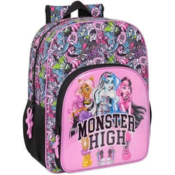Sac à dos scolaire - SAFTA - Monster High Drama - Adaptable au chariot - Fille - Primaire
