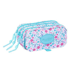 Trousse triple rectangulaire Blackfit8 Cool 21 CM - 3 cpt