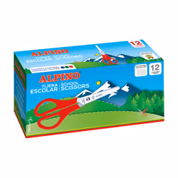 Alpino PT0001, Enfant, Découpe droite, Régler, Bleu, Vert, Rouge, Acier inoxydable, Universel