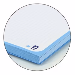Oxford Europeanbook 1 bloc-notes A4+ 80 feuilles Bleu