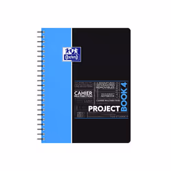 Oxford 400037408 bloc-notes A4 Violet, Jaune, Bleu, Rouge