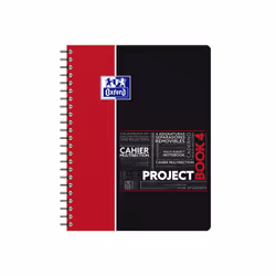 Oxford 400037432 bloc-notes A4 Violet, Jaune, Bleu, Rouge