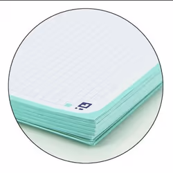 Oxford Europeanbook 1 bloc-notes A4+ 80 feuilles Couleur menthe