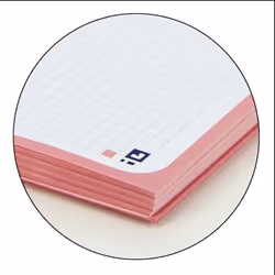Oxford Europeanbook 1 bloc-notes A4+ 80 feuilles Rose