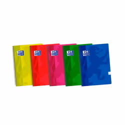Oxford 400044180, Image, Couleurs assorties, 80 feuilles, Papier quadrillé, Couverture rigide, Adulte