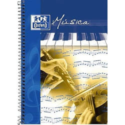 Cahier de musique - OXFORD - 100302776 - 20 feuilles - Portées de musique - Mixte