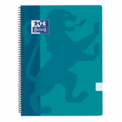 Oxford 400079662, Image, Couleur menthe, 80 feuilles, Papier quadrillé, Couverture rigide, Universel