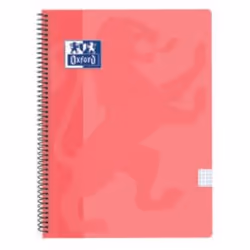 Oxford 400106964, Image, Rose, 80 feuilles, Papier quadrillé, Couverture rigide, Universel