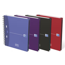 Oxford 100100314 bloc-notes A5 Violet, Bleu, Rouge, Noir