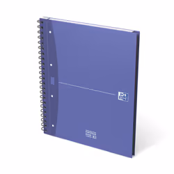 Oxford 100104738 bloc-notes A4 Violet, Bleu, Rouge, Noir