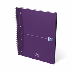 Oxford 100104738 bloc-notes A4 Violet, Bleu, Rouge, Noir