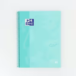 Carnet de notes - Oxford - 400117274 - Microperforé - 80 Feuilles - Couleur Ice Mint Pastel