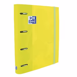 Oxford 400136662, A4+, Anneau en D, Rangement, Citron vert, Mat, 3,5 cm