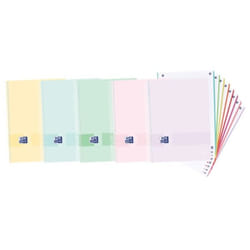 Oxford 400158956 bloc-notes A4+ 160 feuilles Couleurs assorties