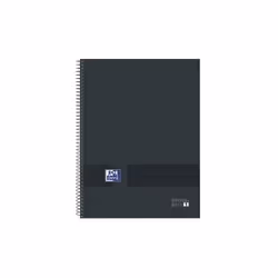 Oxford 400159031 bloc-notes A4+ 80 feuilles Noir