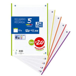 Oxford 400174182 recharge de papier 210 x 297 mm (A4) 120 feuilles