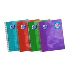 Oxford Lagoon EuropeanBook 5 bloc-notes A4+ 120 feuilles Couleurs assorties
