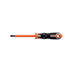 Tournevis à tête cruciforme de la gamme Tekno Bahco Tournevis robuste avec poignée en caoutchouc pour plus de facilité et de  ...