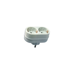 Adaptateur Simon blco 2 prises contacteur de base avant 10/16A 250V CL118604
