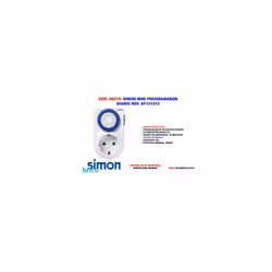 Le SIMON MINI DAILY PROGRAMMER AF131313 est un appareil compact et efficace qui permet de programmer l'allumage et l'extincti ...