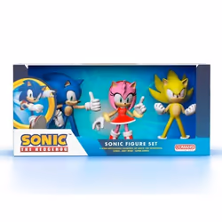 Set familial de Sonic - 3 personnages - Comansi - Y90303 - Jouet - Pack de 3 figurines