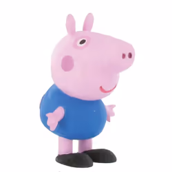 Comansi 6,5 cm Peppa Pig George Pig Figur, Peppa Wutz
