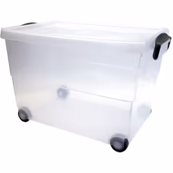 Eurobox 60L. Boîtes solides et durables, plus résistantes et plus épaisses. Avec poignées verrouillables, empilables avec cou ...