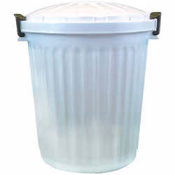 Seau Oscar 43 litres Seau design vintage pour la maison et le jardin Fermeture sécurisée par un clip Dimensions (mm) : ø 420  ...