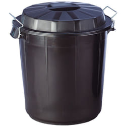 Seau industriel 50 litres. Noir - Black