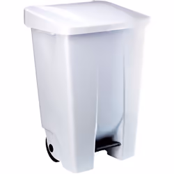 Conteneur sélectif 80 litres Conteneur avec couvercle pour la collecte et le tri des déchets. Facile à déplacer grâce à ses d ...