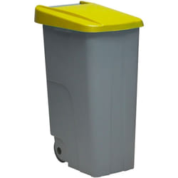 Conteneur Eco, 85 l, Jaune Polypropylène, Unique - Yellow - Denox