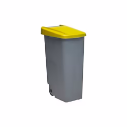 Conteneur Recyclage 110 litres fermé - comprend rouleau de bags de déchets adaptés, Conteneurs pour les professionnels et les ...