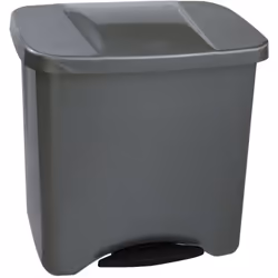 Poubelle à pédale écologique 50 litres Cette poubelle à pédale est conçue pour la collecte sélective des déchets. Sa capacité ...