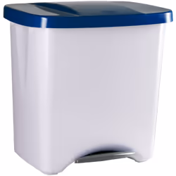 POUBELLE À PÉDALE ÉCOLOGIQUE 50L COUVERCLE DENOX