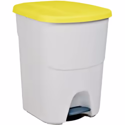 Pédale écologique 40 litres Poubelle pour le recyclage des déchets Avec un séparateur pour créer 2 compartiments en option Co ...