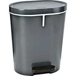 Poubelle à pédale Oval 25 l. anthracite - Anthracite