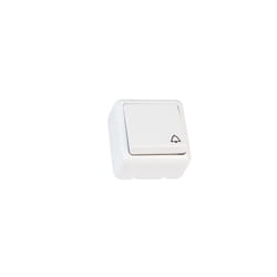 Bouton poussoir de sonnette en saillie 3840 21180 Amig