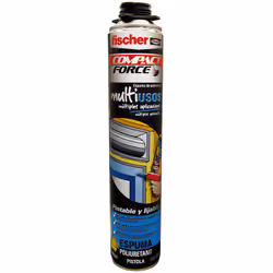 Mousse Pistolable Multi Usage Fischer 700ml Pour Isolement Thermique Et Acoustique - Peut Être Peint Et Ponçé