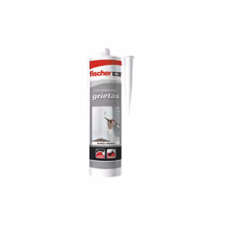 Présentation : Mastic pour fissures FISCHER - blanc - 300 ml - 96105 , est un mastic acrylique mural à base de résines modifi ...