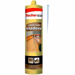 Mastic pour bois - FISCHER - Pin 310 ml - Sèche en 1 heure - Élastique et flexible