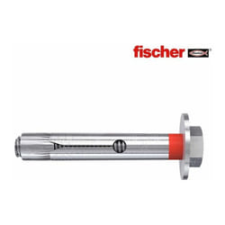 Fischer - Sachet avec 4 plots métalliques fsl Ø8 finition hexagonale M6x45mm