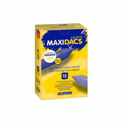 Alpino DX060136, 12 pièce(s), Noir, Multicolore, Rond, Cire, Garçon/Fille