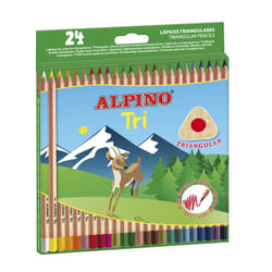 Alpino AL000129 crayon de couleur Multicolore 24 pièce(s)