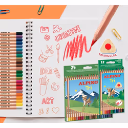Alpino AL000129 crayon de couleur Multicolore 24 pièce(s)