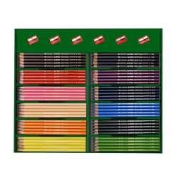 Alpino C0131992 crayon de couleur Beige, Noir, Bleu, Marron, Vert, Bleu clair, Vert clair, Orange, Rose, Rouge, Violet, Jaune 288 pièce(s)