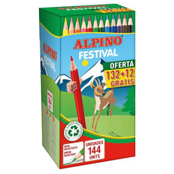 Alpino C0131144 crayon de couleur Multicolore 144 pièce(s)