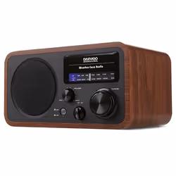 Daewoo DRP-134, Personnel, Analogique, AM, FM, 4 W, Analogique, Noir, Bois