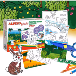 Alpino AC000004 livre et page à colorier Kit d'images à colorier